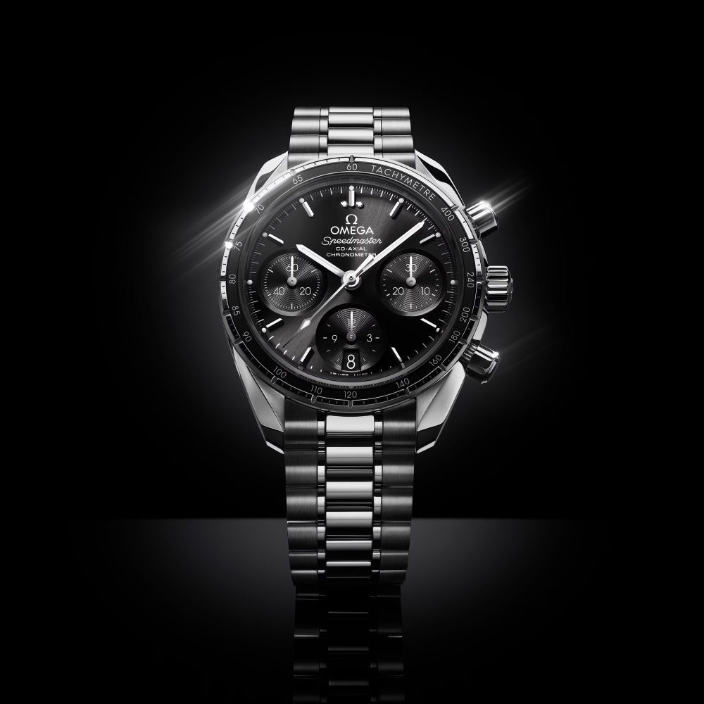Omega - Speedmaster 38 Mm - Acciaio - Nero