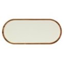 La Porcellana Bianca - Vassoio Ovale - Legno Smaltato