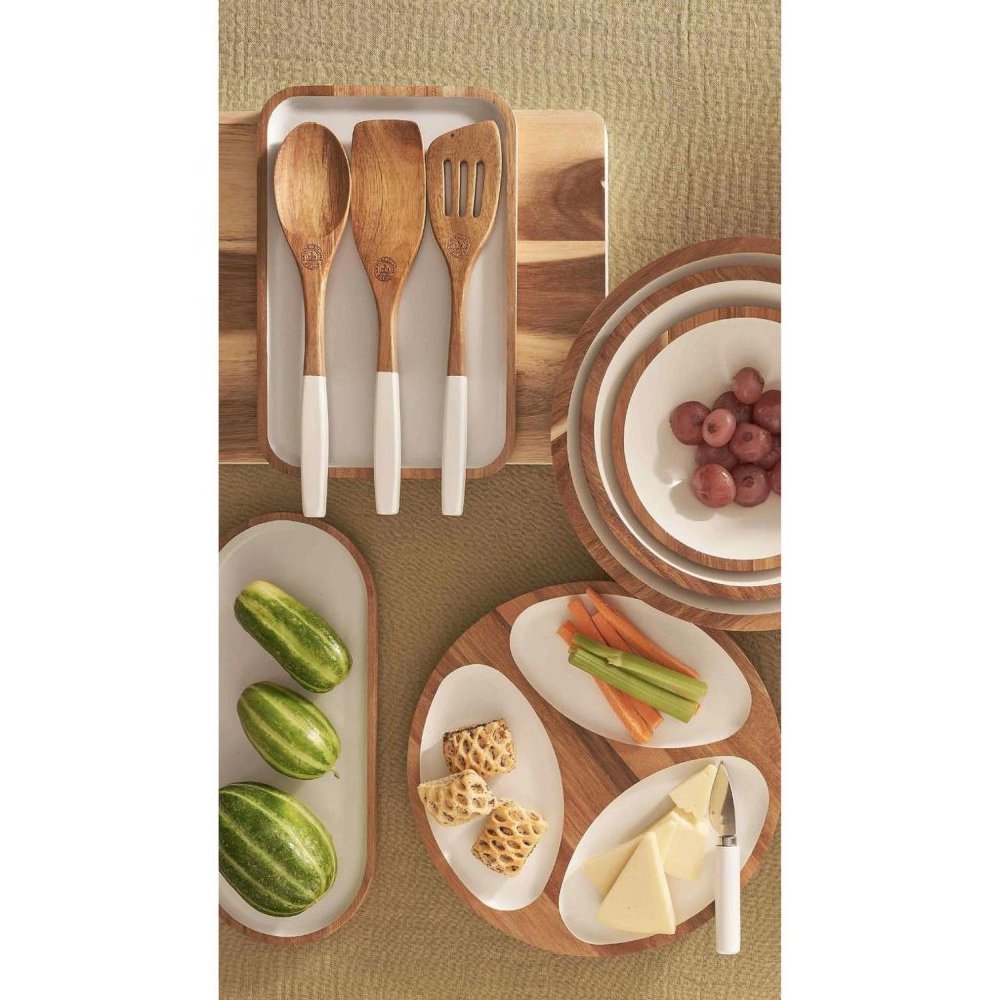 La Porcellana Bianca - Vassoio Ovale - Legno Smaltato