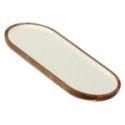 La Porcellana Bianca - Vassoio Ovale - Legno Smaltato