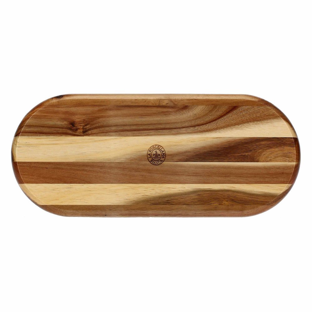 La Porcellana Bianca - Vassoio Ovale - Legno Smaltato