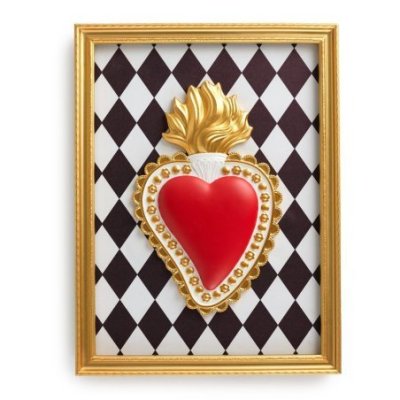 Henriette - Cornice Rettangolare - Cuore Sacro - Legno