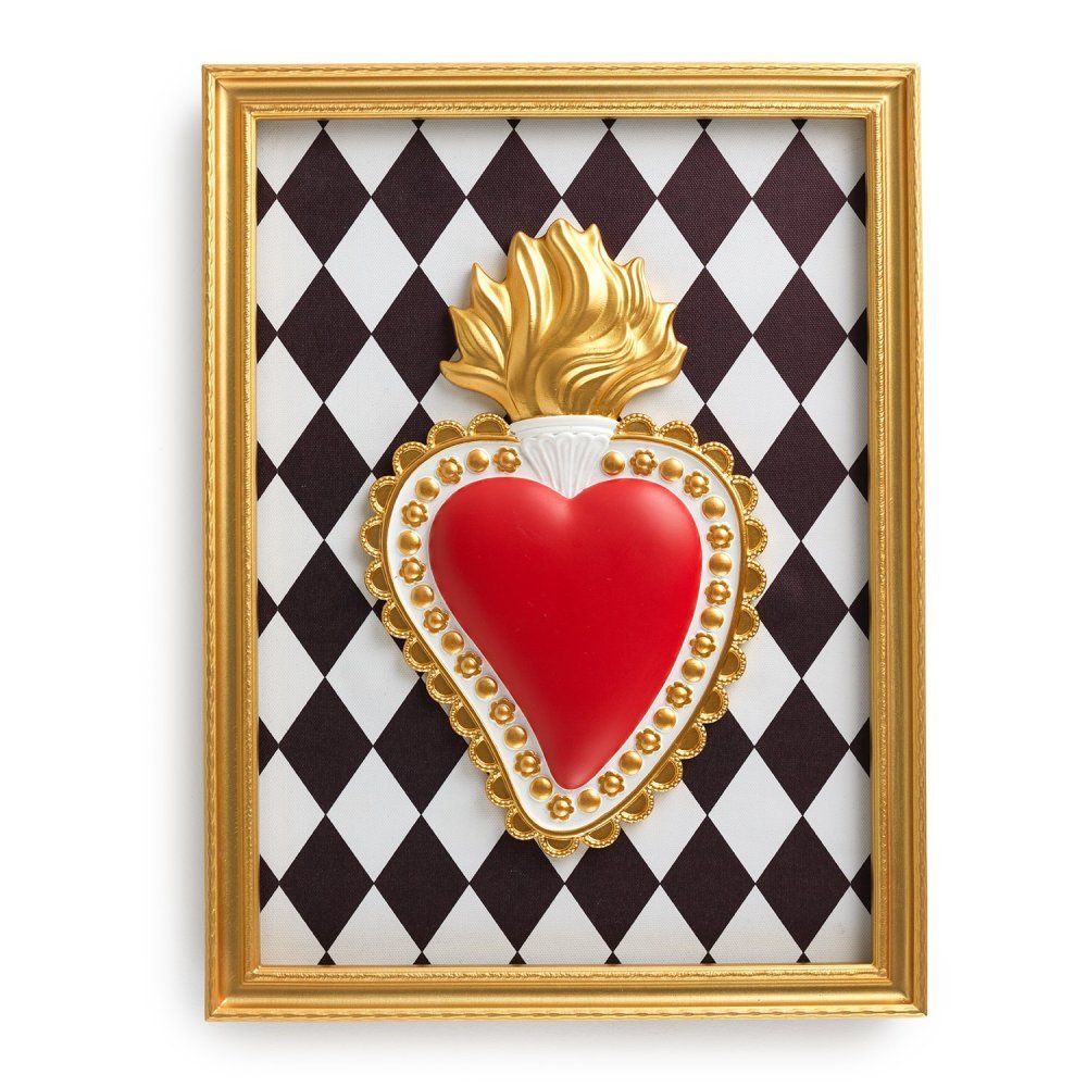 Henriette - Cornice Rettangolare - Cuore Sacro - Legno
