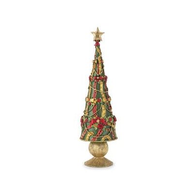 Albero Fiocchi H.36cm. Verde X' Mas Trees Henriette