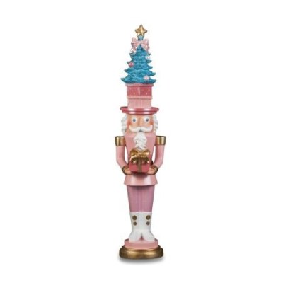 Henriette - Schiaccianoci Con Albero - Resina - 51Cm