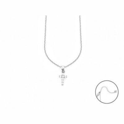 4Us Cesare Paciotti - Collana Croce - Argento 925