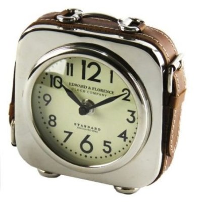 Royal Family - Orologio Quadro - Pelle Marrone