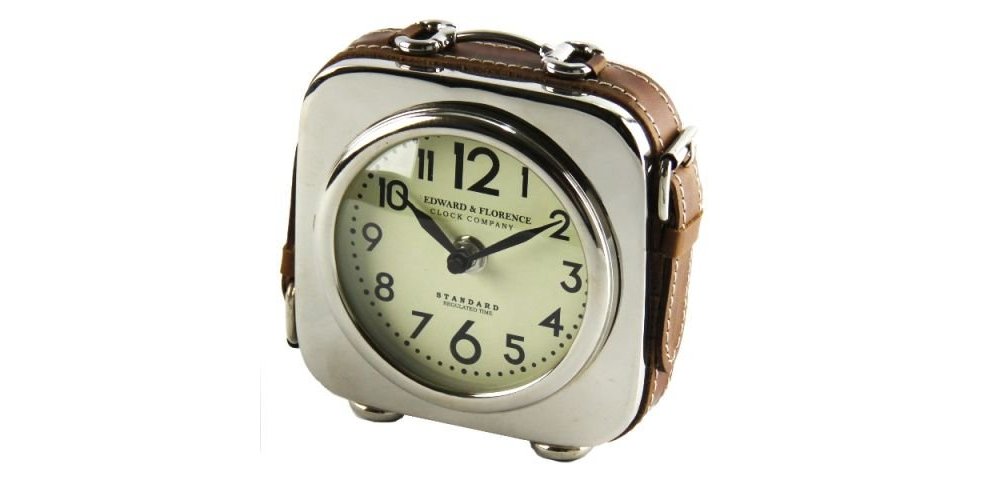 Royal Family - Orologio Quadro - Pelle Marrone