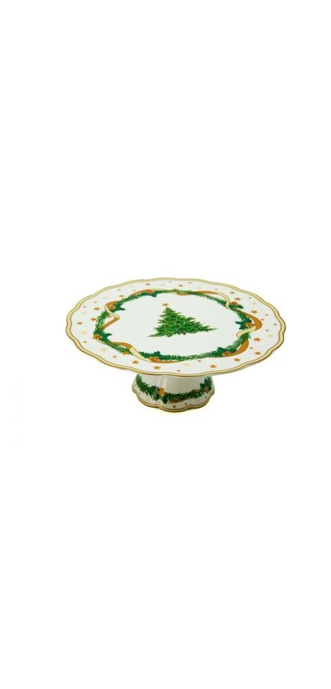 Royal Family - Alzata Porta Panettone - Gold Christmas