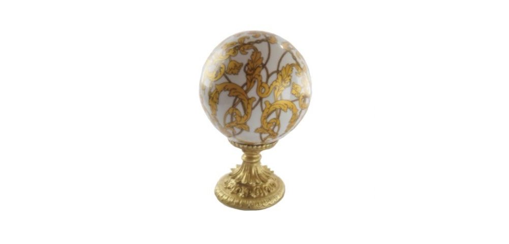 Royal Family - Sfera Con Base - Decoro Oro - Art. 0707801