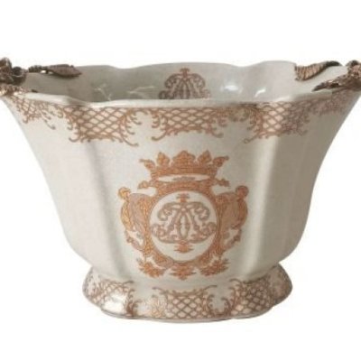 Royal Family - Centrotavola Alto Oro - Manici E Piedini