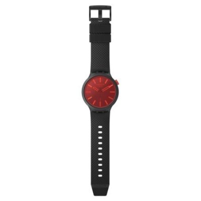 Swatch - Midnight Mode - Orologio Nero E Rosso