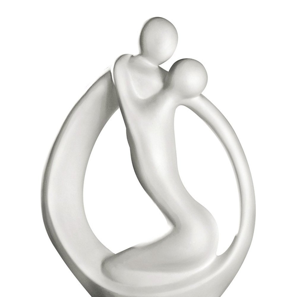 Gilde - Figura Coppia Partnerkreis - Ceramica - Crema