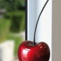 Gilde - Oggetto Decorativo Ciliegia - Ceramica - Rosso Scuro