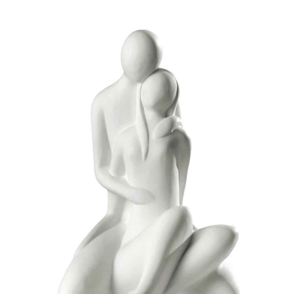 Gilde - Figura Coppia - Ceramica - Crema