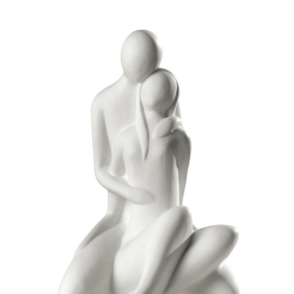 Gilde - Figura Coppia - Ceramica - Crema