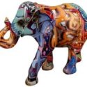 Gilde - Figura Elefante - Street Art - Resina