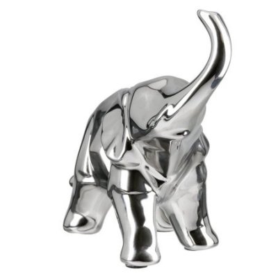 Gilde - Figura Elefante - Ceramica - Argento