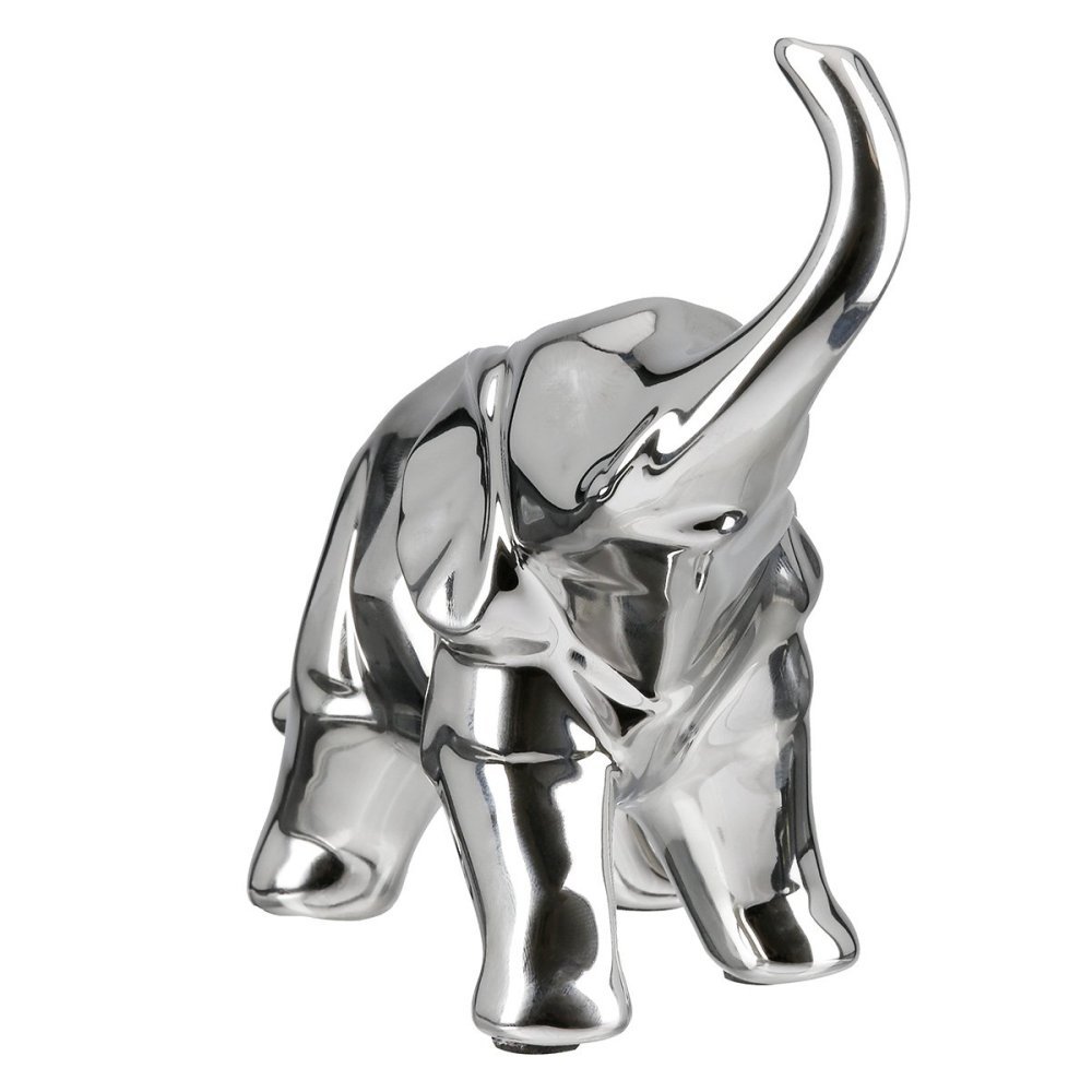 Gilde - Figura Elefante - Ceramica - Argento