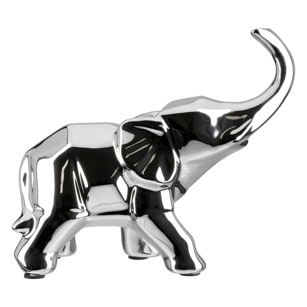 Gilde - Figura Elefante - Ceramica - Argento