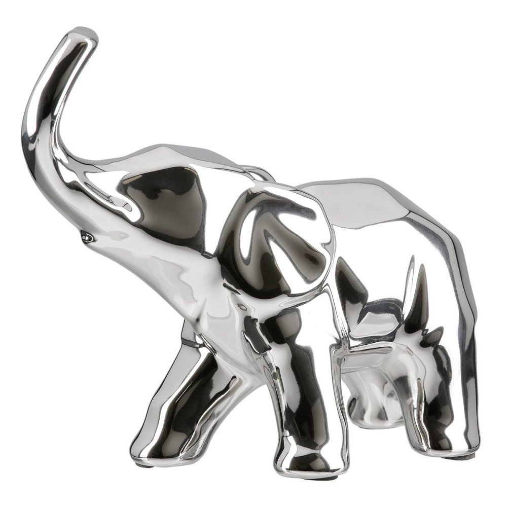 Gilde - Figura Elefante - Ceramica - Argento