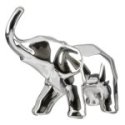 Gilde - Figura Elefante - Ceramica - Argento