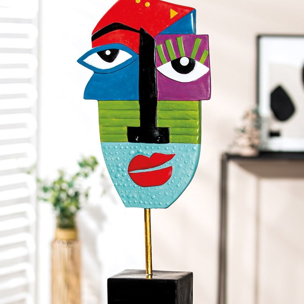 Gilde - Scultura Il Volto - Resina Sintetica - Multicolore