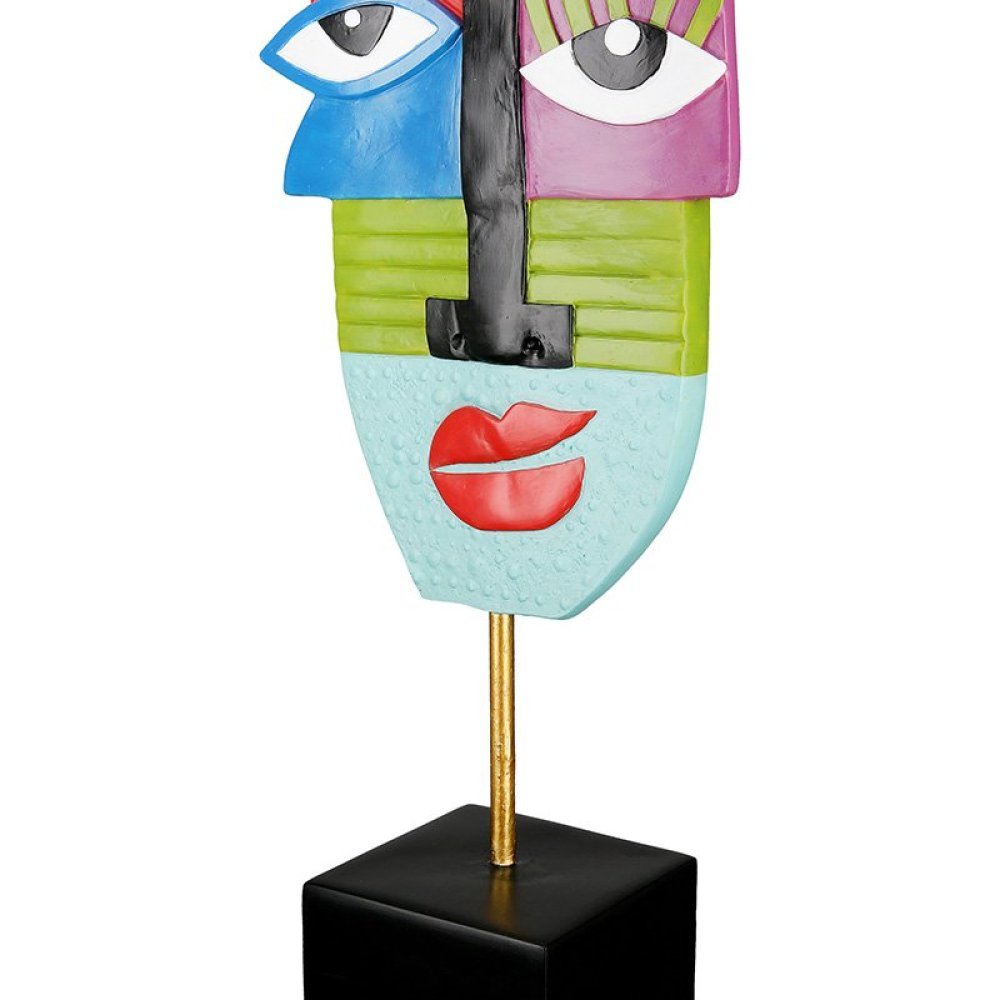 Gilde - Scultura Il Volto - Resina Sintetica - Multicolore