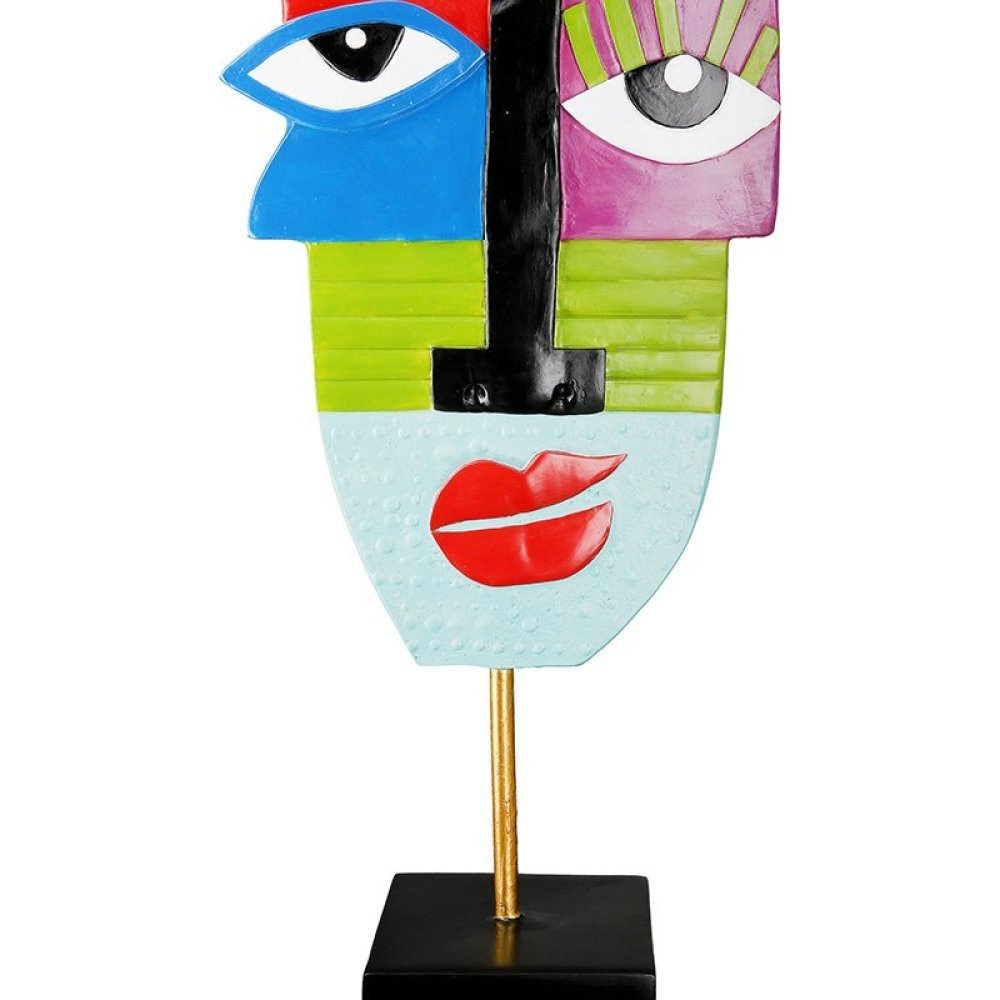 Gilde - Scultura Il Volto - Resina Sintetica - Multicolore