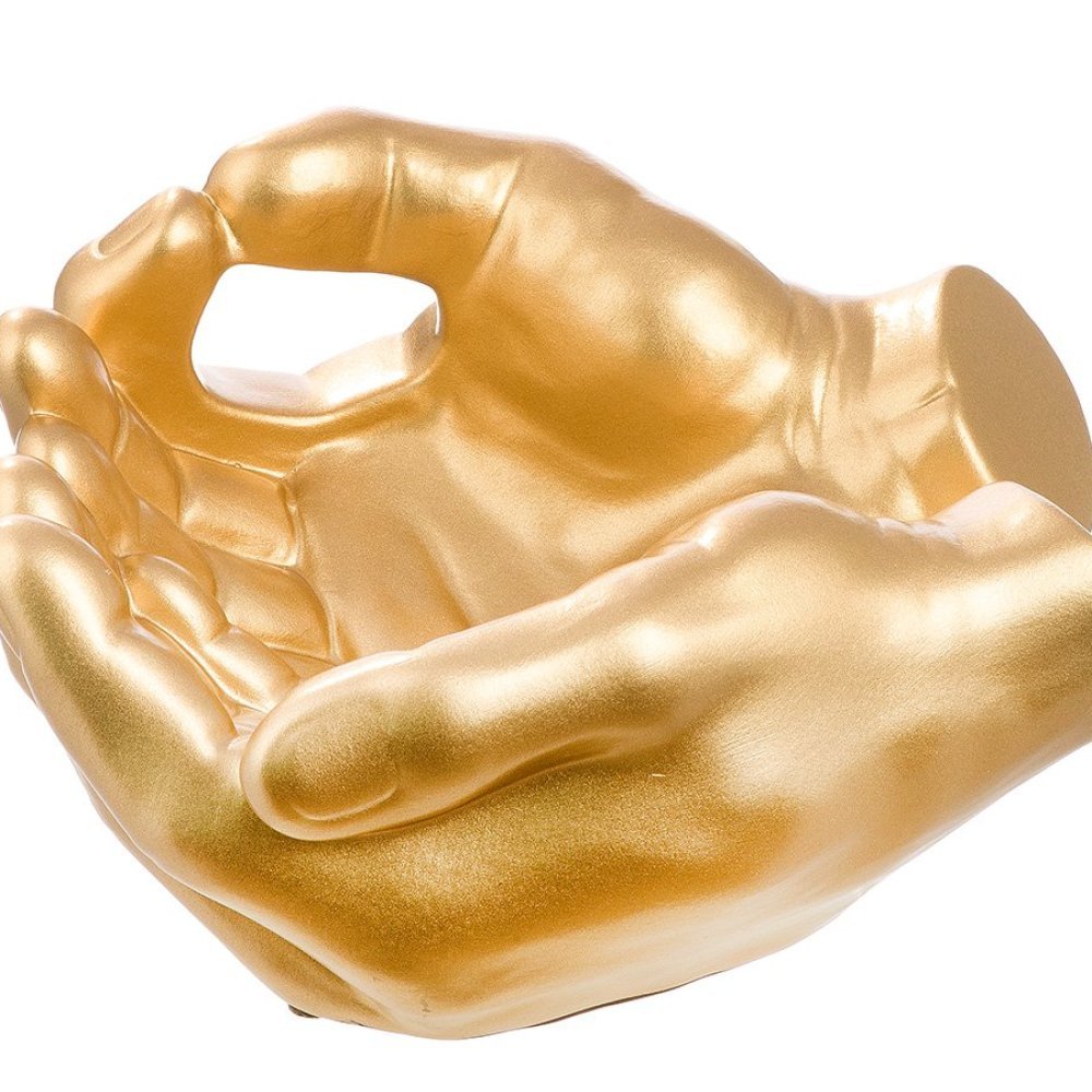 Gilde - Ciotola Buddha - Ceramica Oro