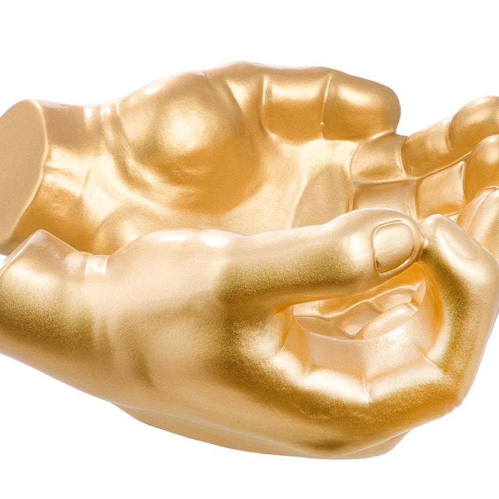 Gilde - Ciotola Buddha - Ceramica Oro