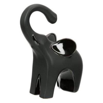 Gilde - Scultura Elefante - Ceramica - Nero