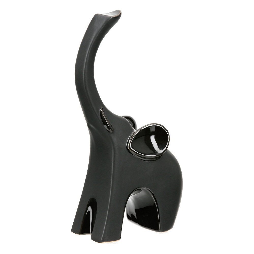 Gilde - Scultura Elefante - Ceramica - Nero