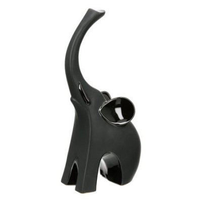 Gilde - Scultura Elefante - Ceramica - Nero