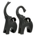 Gilde - Scultura Elefante - Ceramica - Nero
