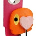 Gilde - Scultura Cuore Ovale - Resina Sintetica