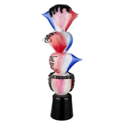 Gilde - Oggetto Decorativo Testa - Vetro Multicolore
