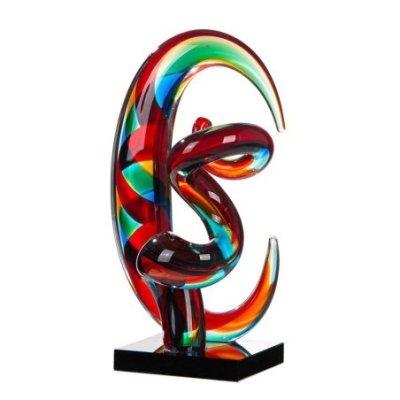Gilde - Scultura Palmeira - Vetro - Multicolore