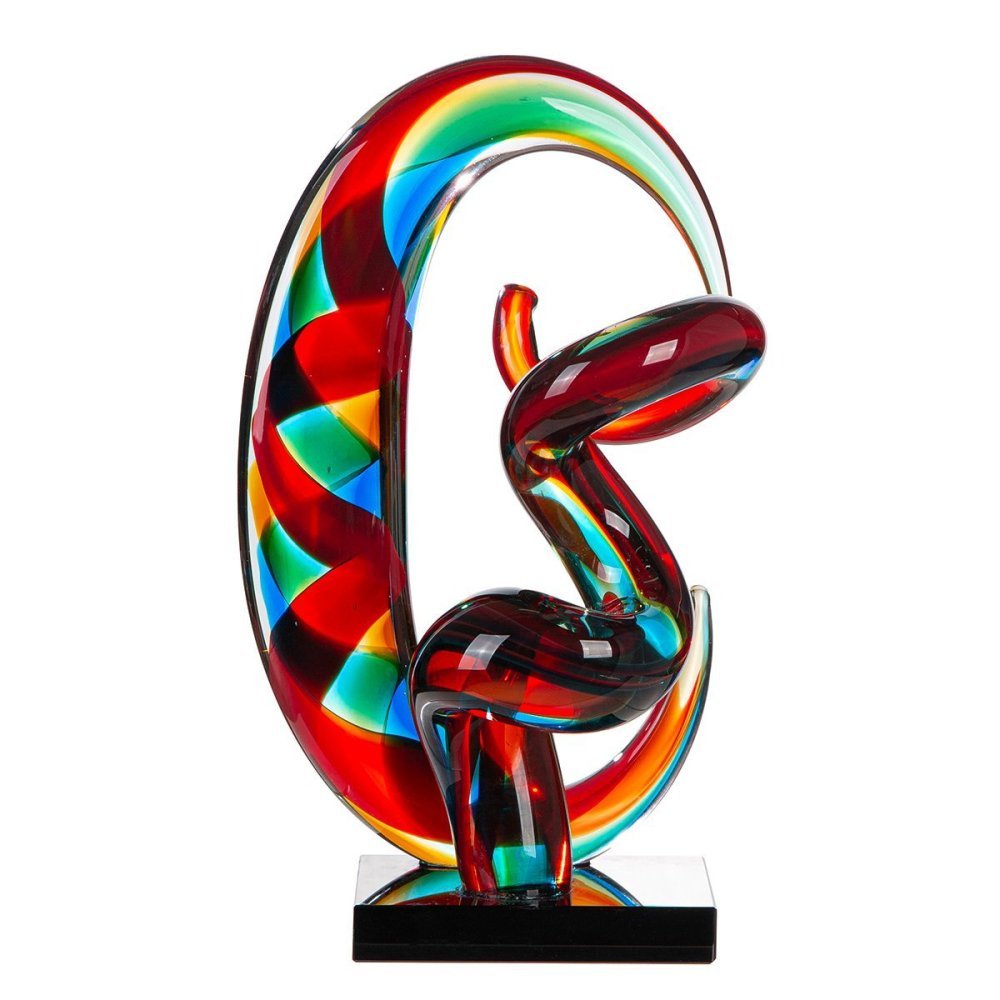 Gilde - Scultura Palmeira - Vetro - Multicolore