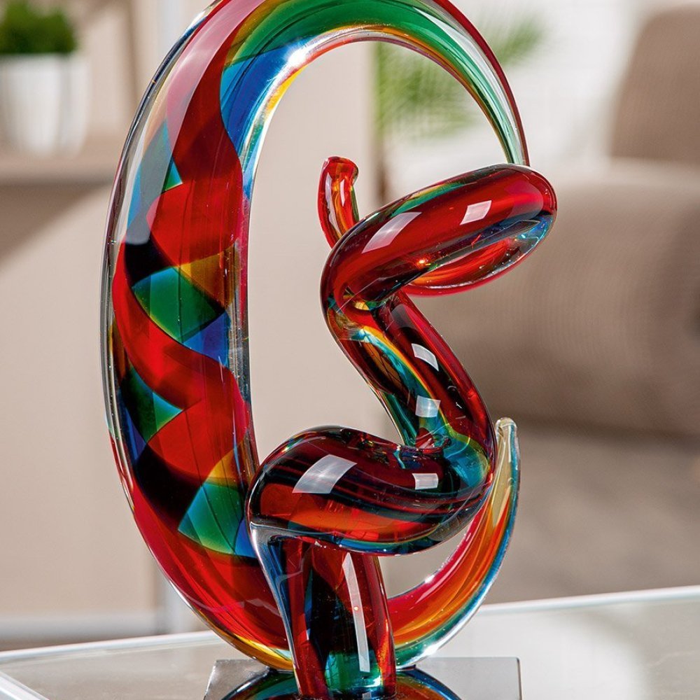 Gilde - Scultura Palmeira - Vetro - Multicolore
