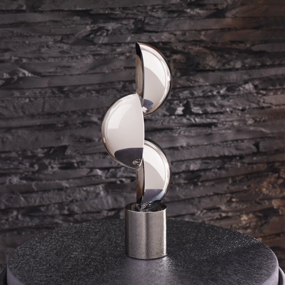 Gilde - Scultura Harpo - Vetro Nero E Bianco