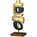Gilde - Scultura Sculpta - Resina Sintetica - Nero