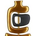 Gilde - Scultura Sculpta - Resina Sintetica - Nero