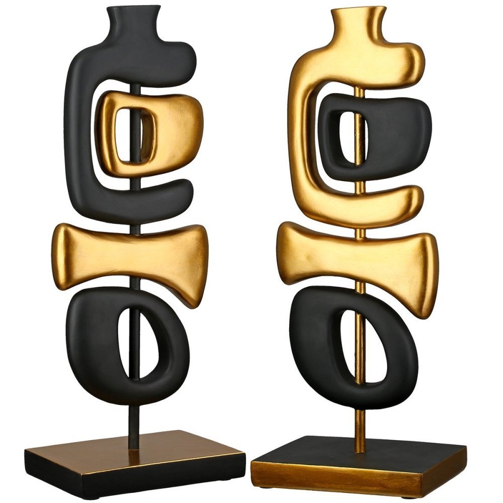 Gilde - Scultura Sculpta - Resina Sintetica - Nero