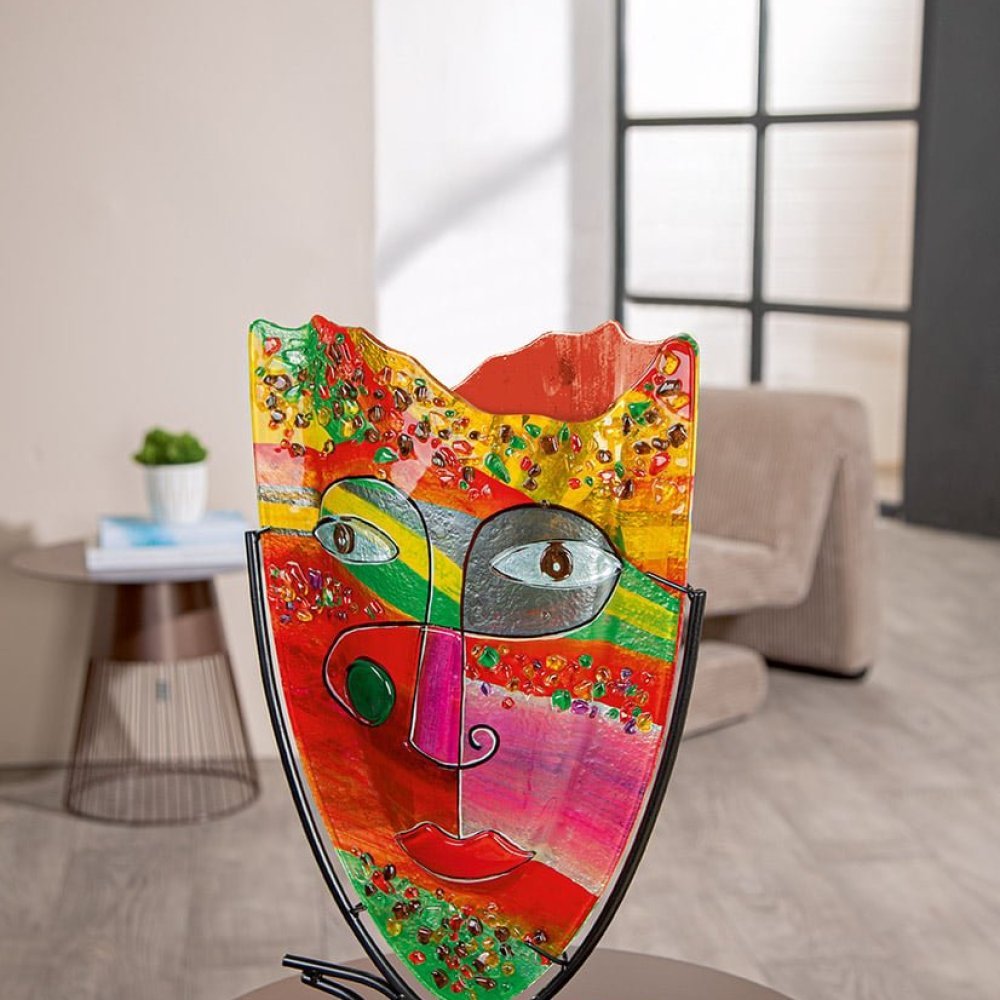 Gilde - Vaso Samos - Vetro Rosa - Ovale