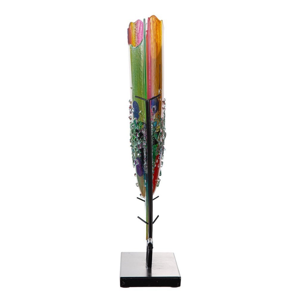 Gilde - Vaso Manto - Vetro - Blu E Rosa