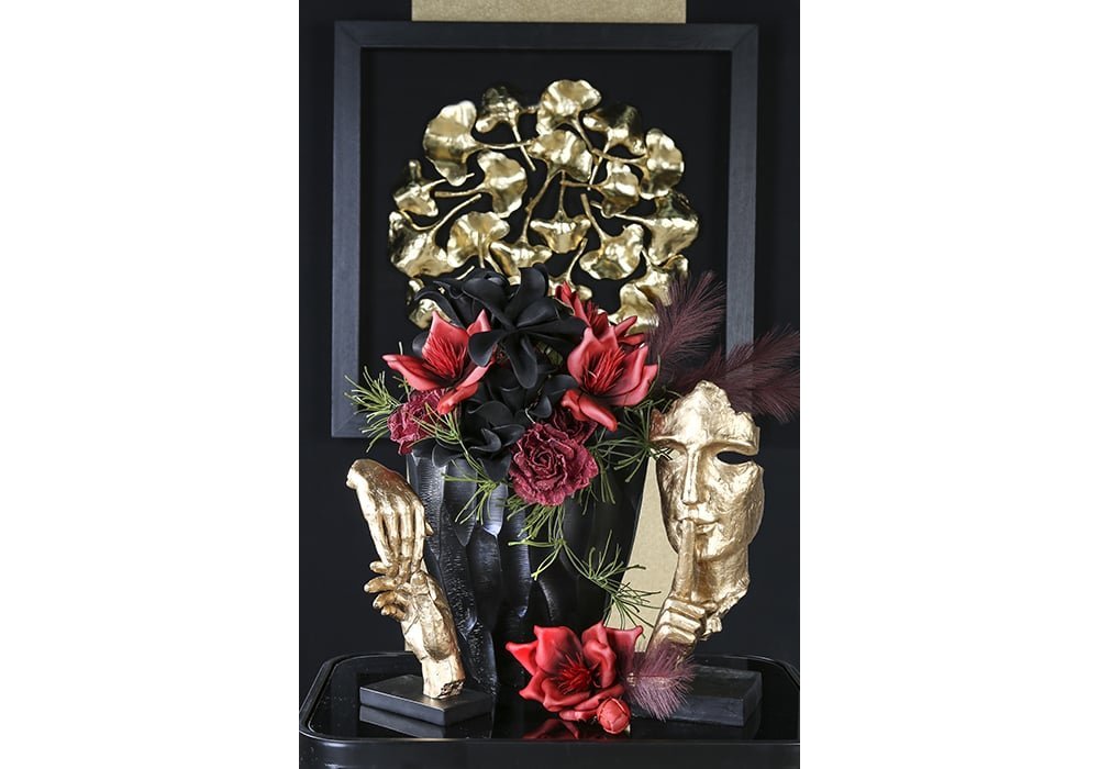 Gilde - Scultura Le Mani - Resina Sintetica - Oro