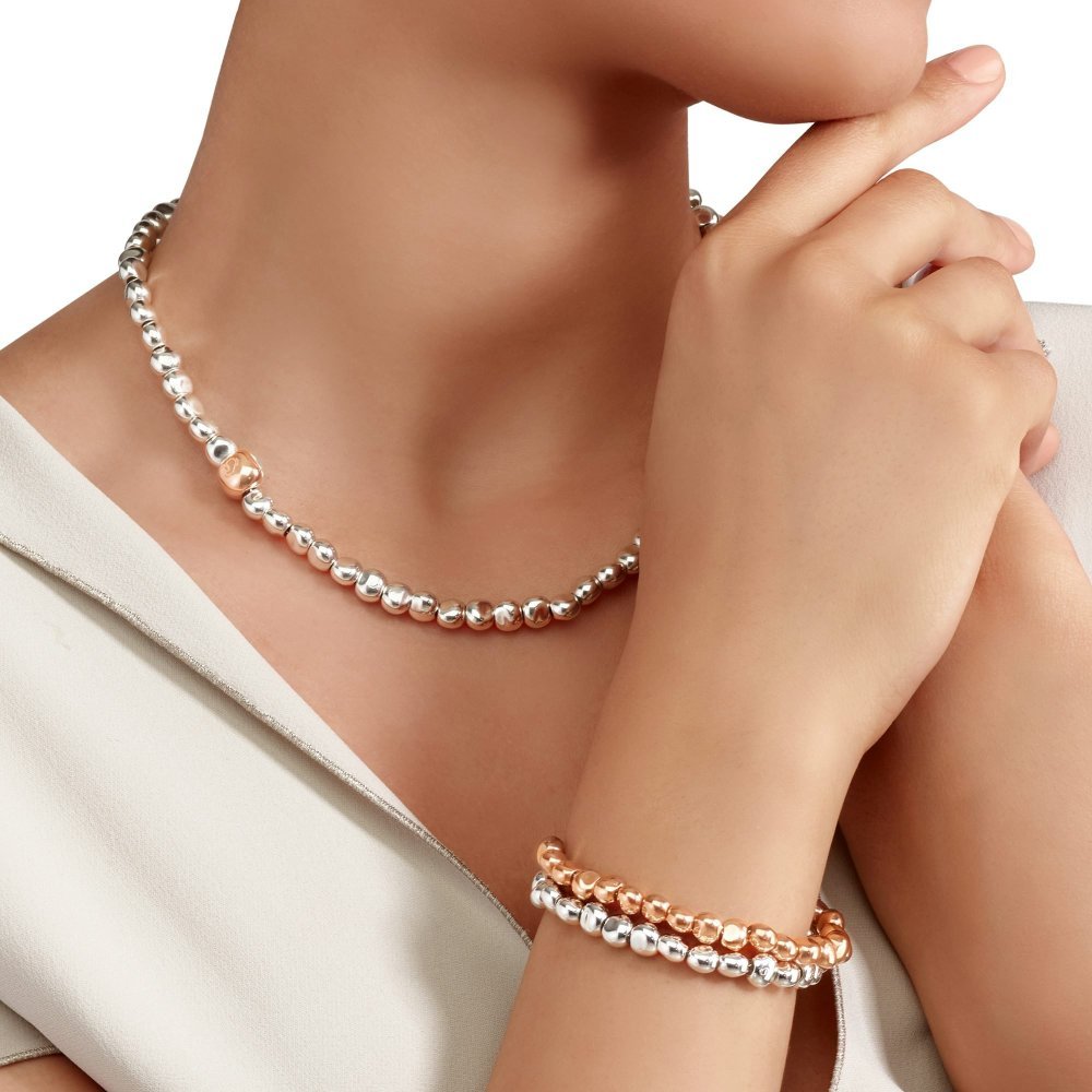 Dodo - Collana Pepita - Argento - Oro Rosa