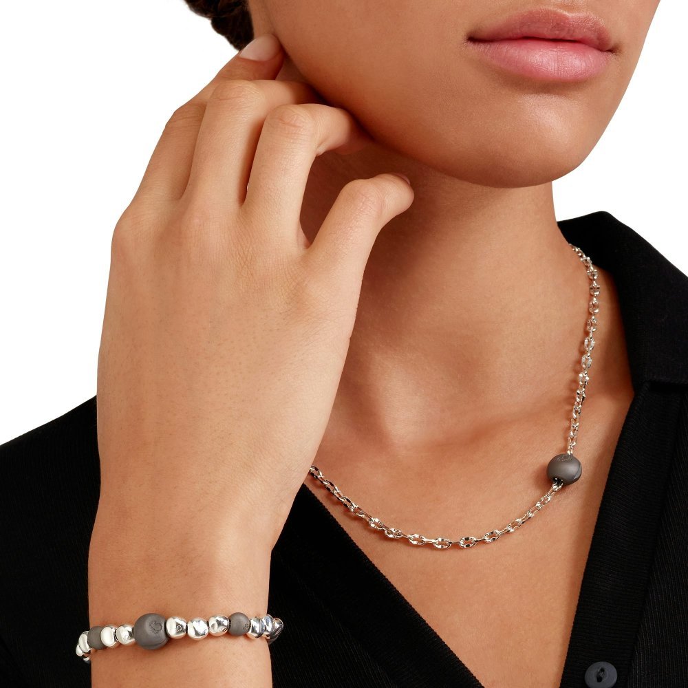 Dodo - Bracciale Pepita - Argento - Titanio