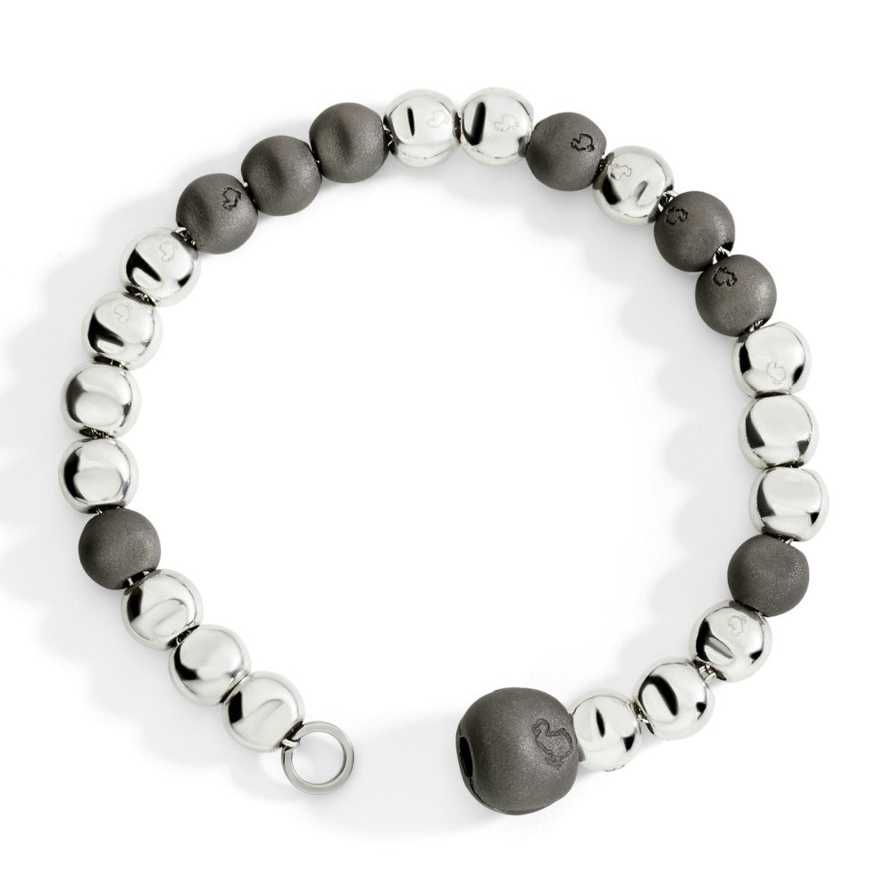 Dodo - Bracciale Pepita - Argento - Titanio